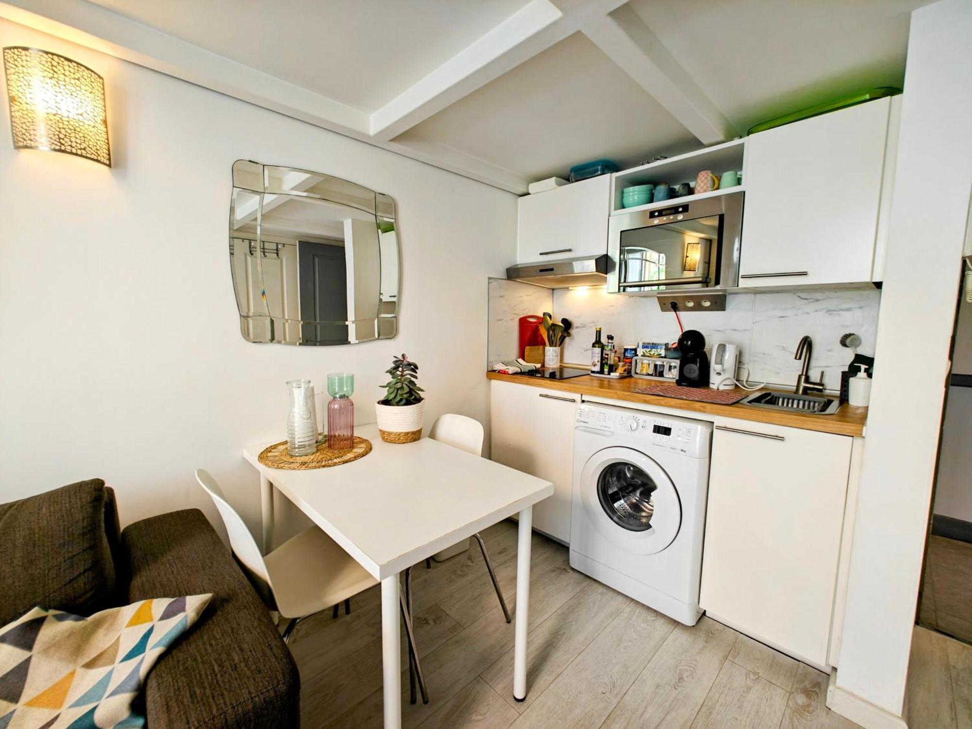 Duplex Central Close Beaches And Shops And Balcony Lägenhet Nice Rum bild